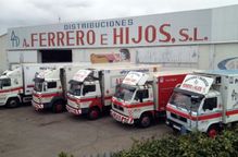 Grupo Ferrero vehículos de la empresa