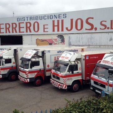 Grupo Ferrero vehículos de la empresa